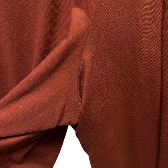 Torrid 1 MARSALA STARS TEXTURED KNIT CULOTTE JUMPSUIT - Picture 14 of 16